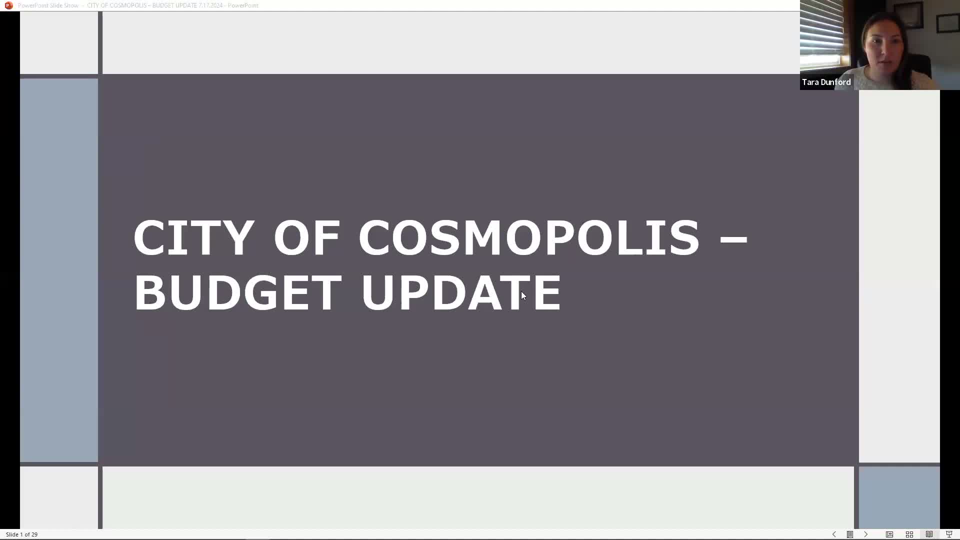 Cosmopolis budget workshop flags revenue drop after mill closure and warns sewer contract leaves city a year behind