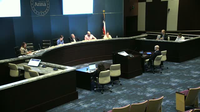 Anna staff recommends considering administrative approvals for plats and site plans; commission asks for pros and cons