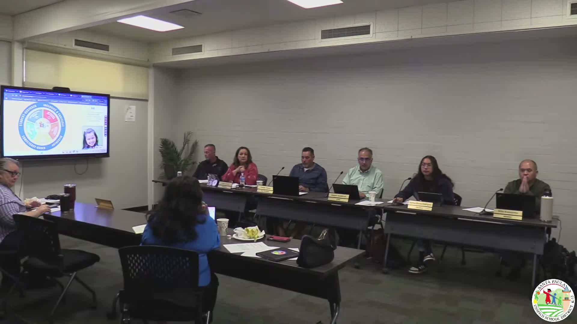 District staff describe inclusion practices and IEP monitoring as part of strategic plan