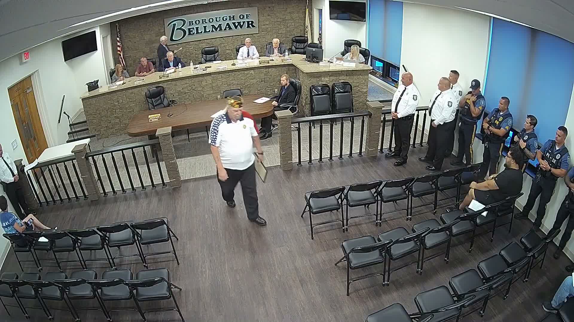 Bellmawr swears in new police officer; chief announces school resource officer appointment