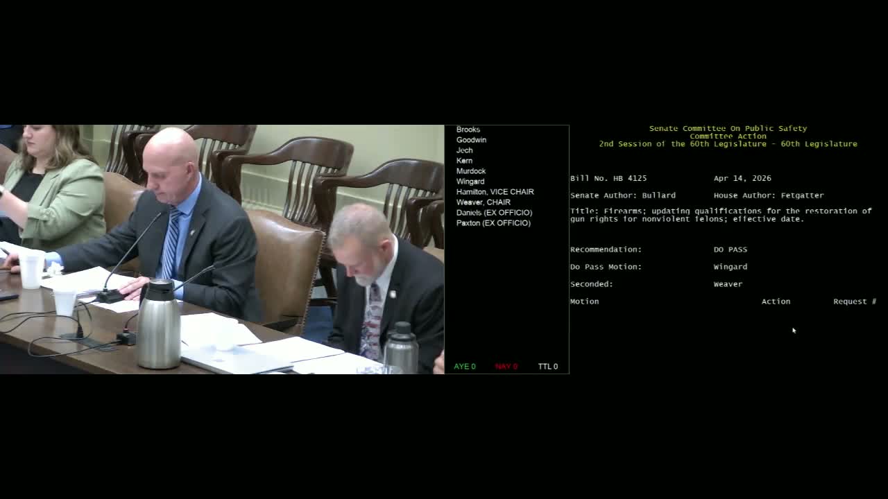 Committee passes several other public-safety measures, including naming amendment and procurement exemption