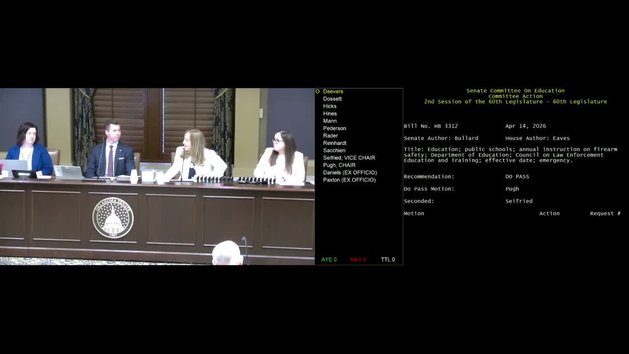 Votes at a glance: multiple education bills move out of Senate Education Committee
