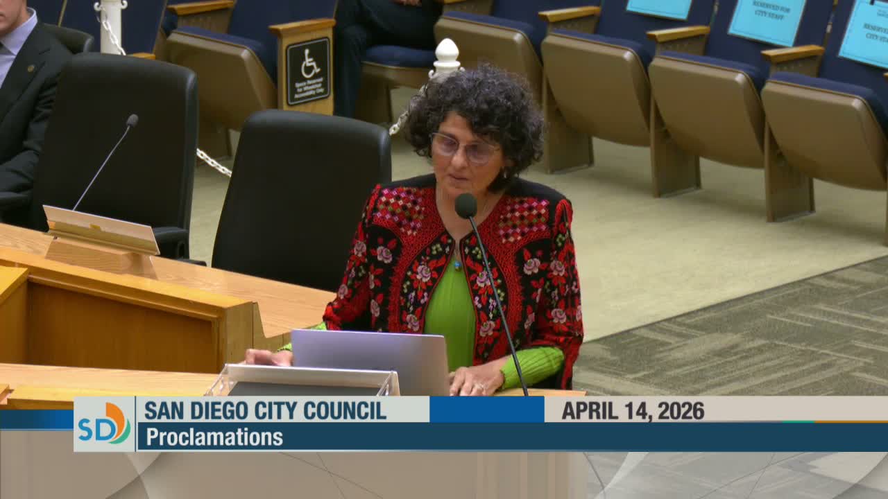 San Diego Council proclaims April Arab American Heritage Month; public speakers press for broader protections