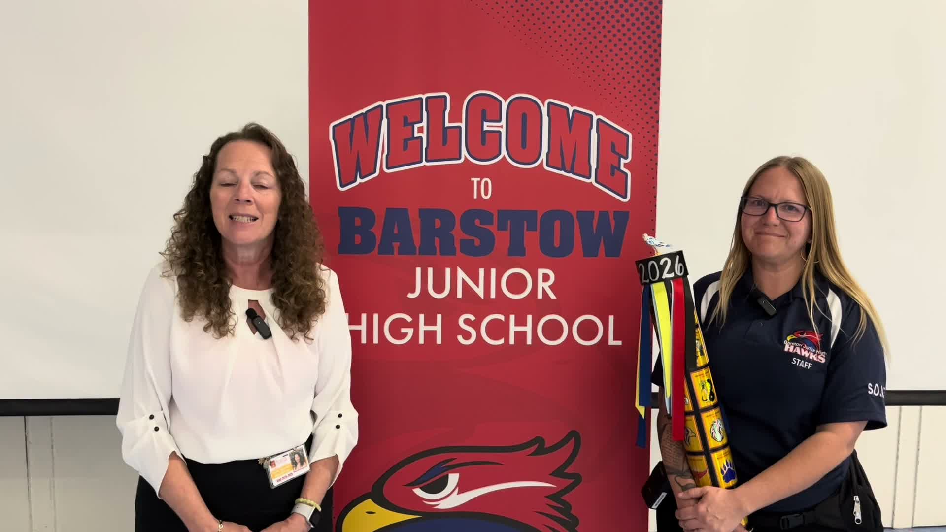 Barstow Junior High principal highlights staff ‘spirit stick’; district posts list of back-to-school events and board meeting