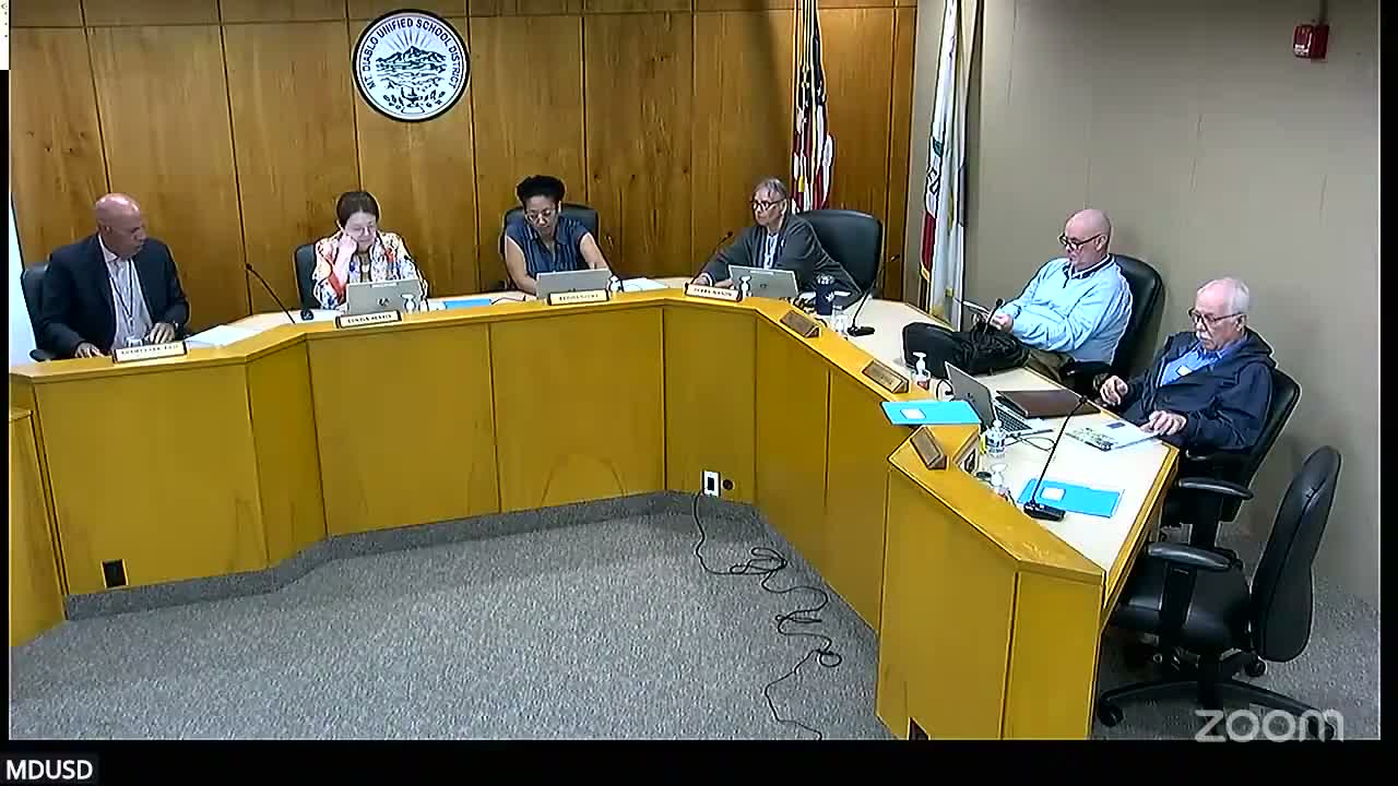 Mt. Diablo Unified board convenes closed session to address negotiations, litigation and student discipline