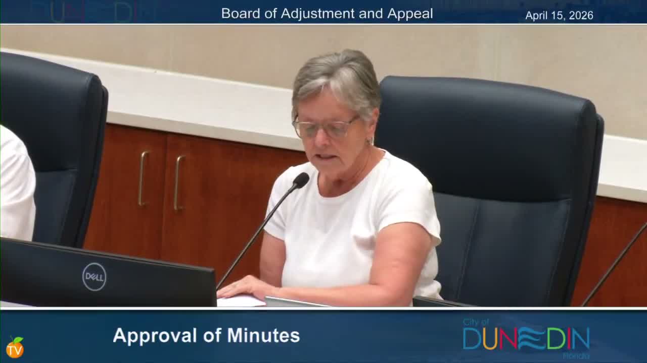 Dunedin Board of Adjustment and Appeal appoints three to open seats, elects officers