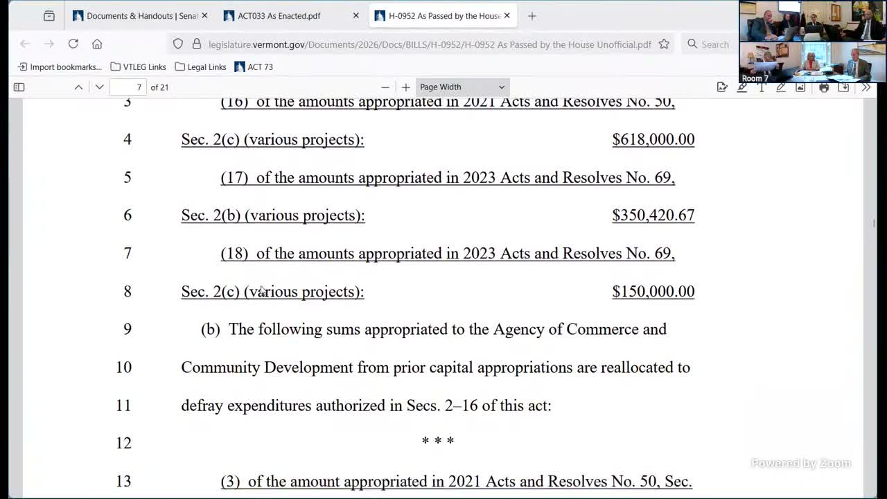 Committee hears that $15 million is available to women’s reentry/correctional facility; members press for clearer project accounting