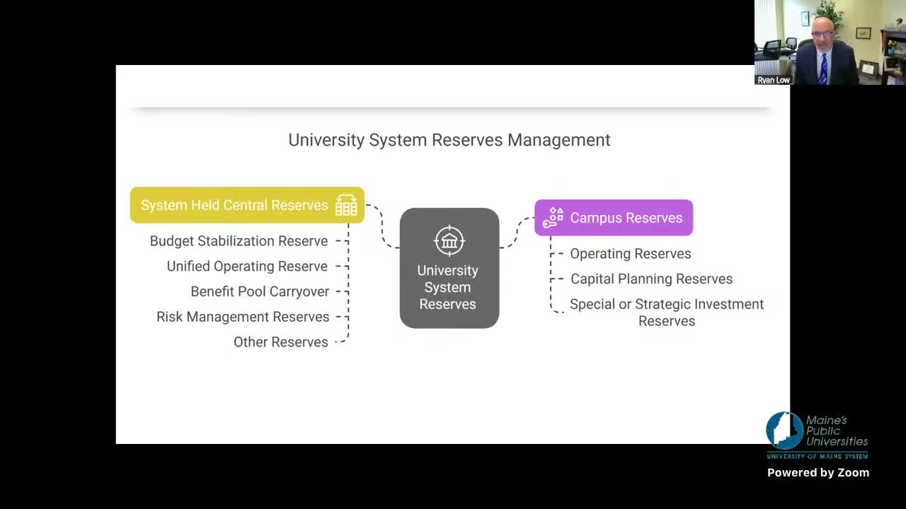 UMS budget review: $12M appropriation boost, reserves and shared‑services changes outlined