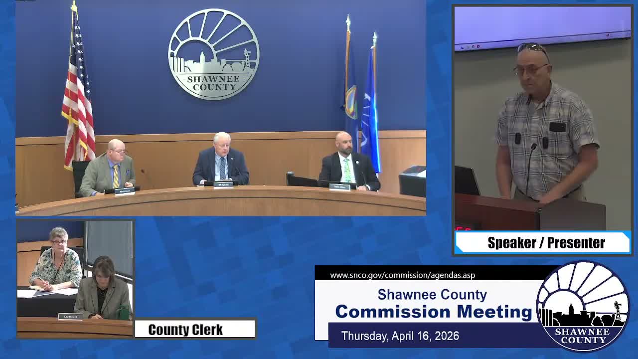 Public commenters allege mistreatment at Shawnee County jail; speakers say lawsuits and records disputes are underway