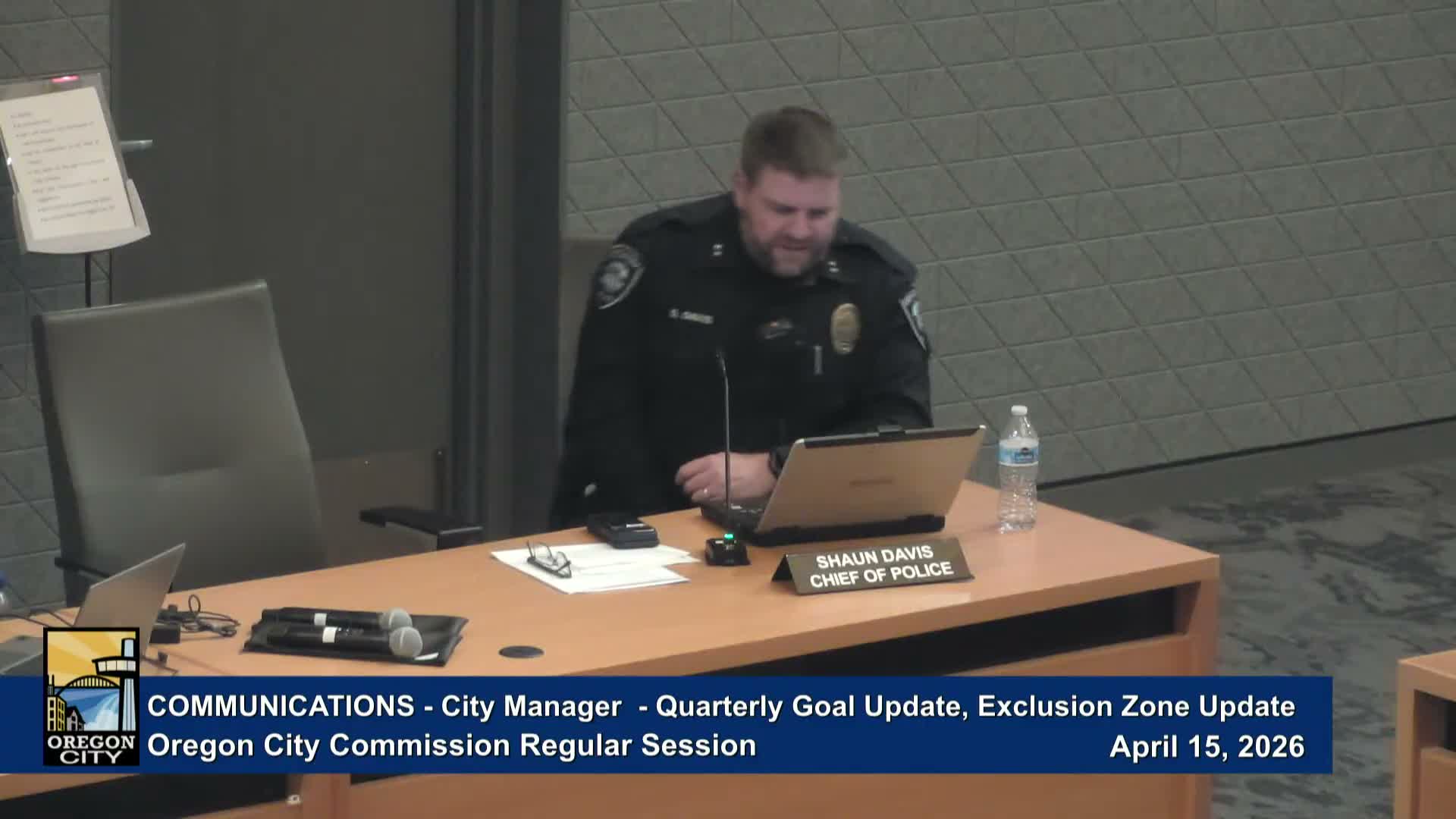Oregon City police report early success with downtown exclusion zone