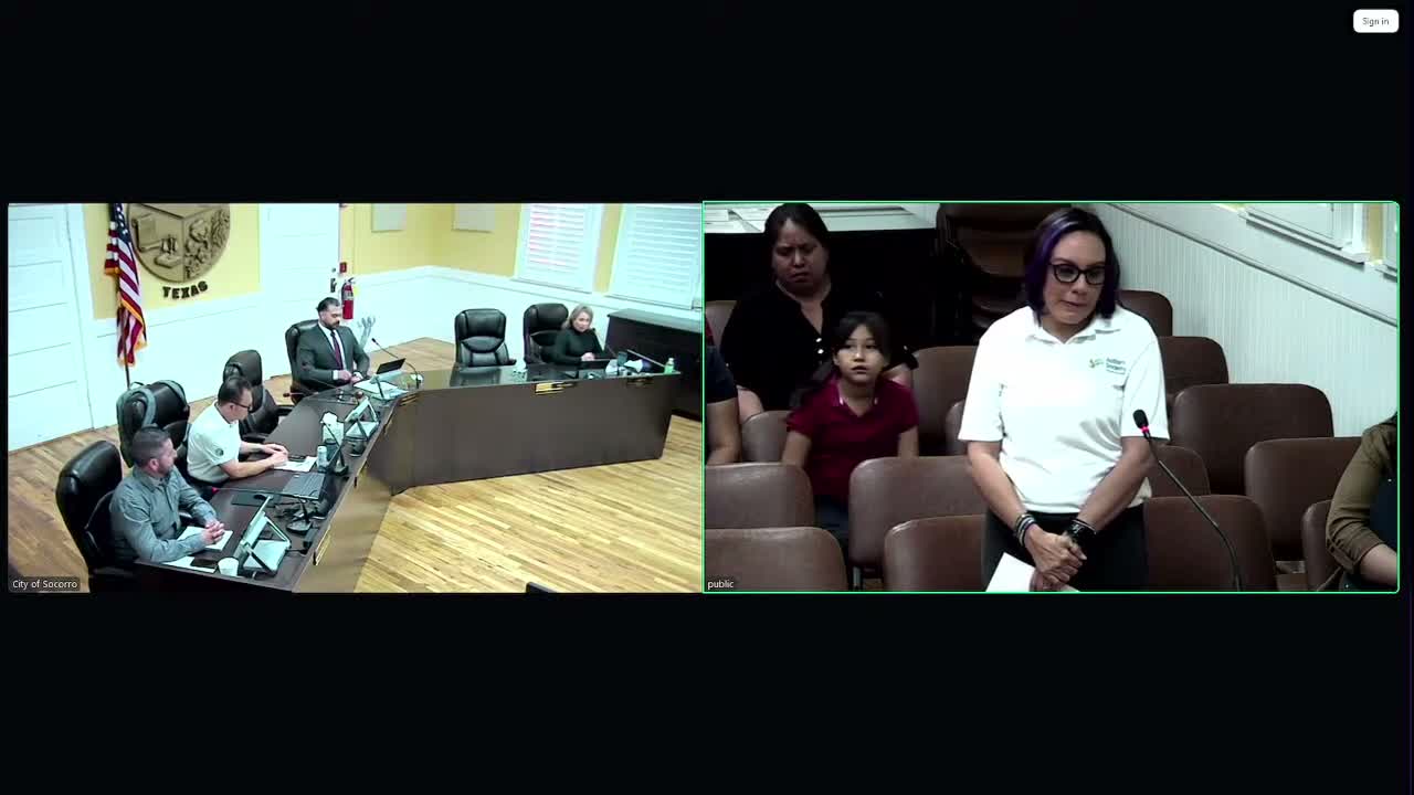 Socorro proclaims April autism awareness month and recognizes dispatchers, with local Autism Society presentation