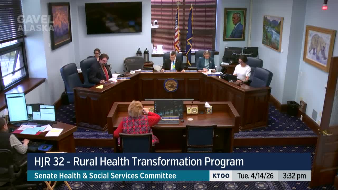 Senate committee backs resolution urging flexibility in rural health transformation program