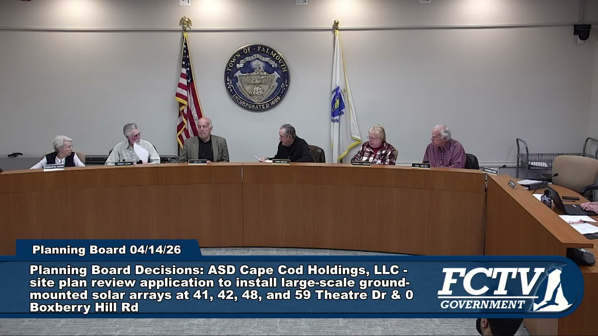Falmouth Planning Board approves ASD Cape Cod Holdings' three-array solar project with conditions