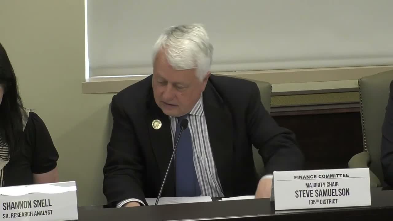House Finance Committee reports bill letting revenue department require real-time tax software for delinquent sellers