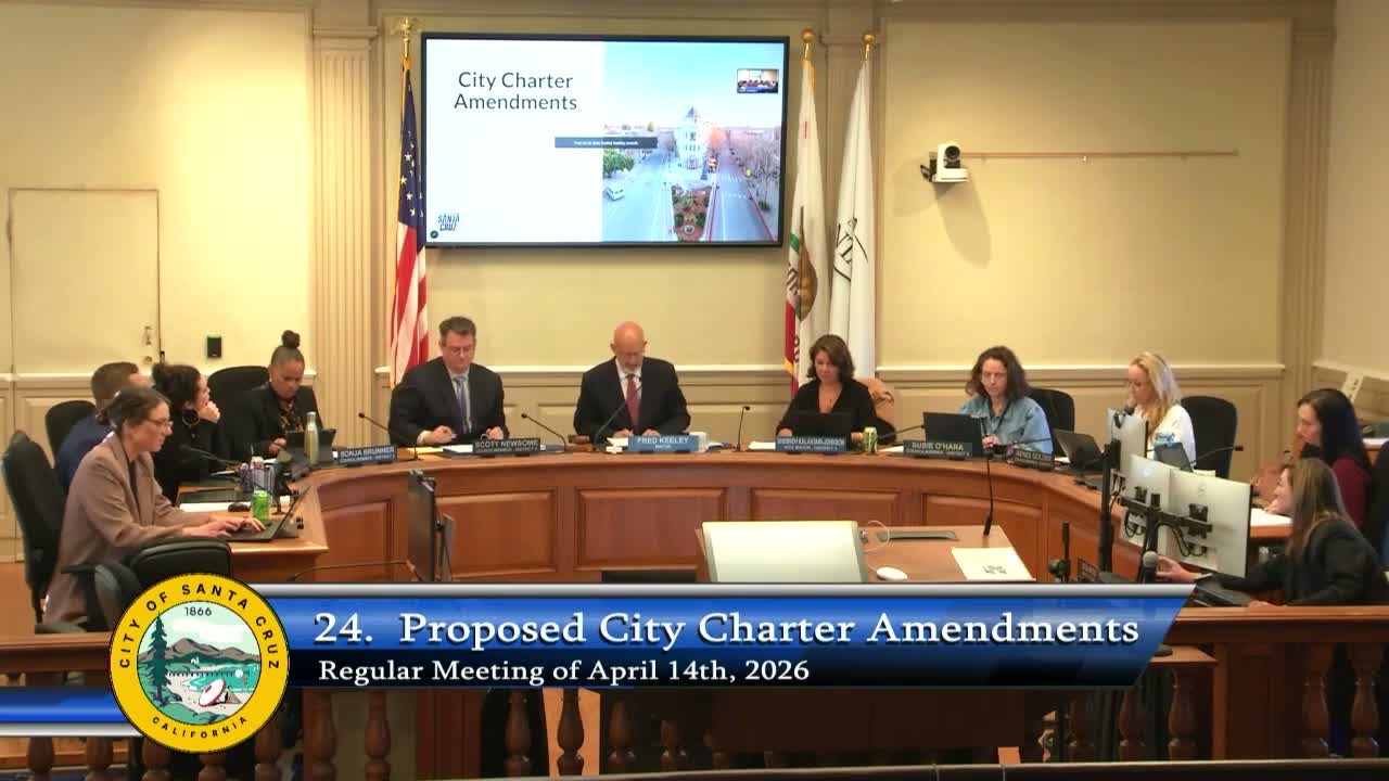 City holds first public hearing on proposed charter amendments, sets May 26 follow-up