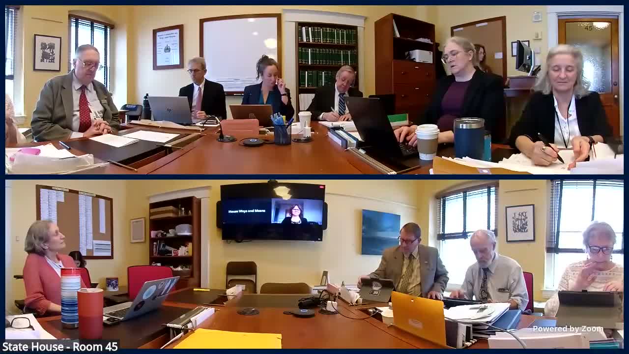 Ways & Means committee finds Logan amendment to H.955 unfavorable in straw poll