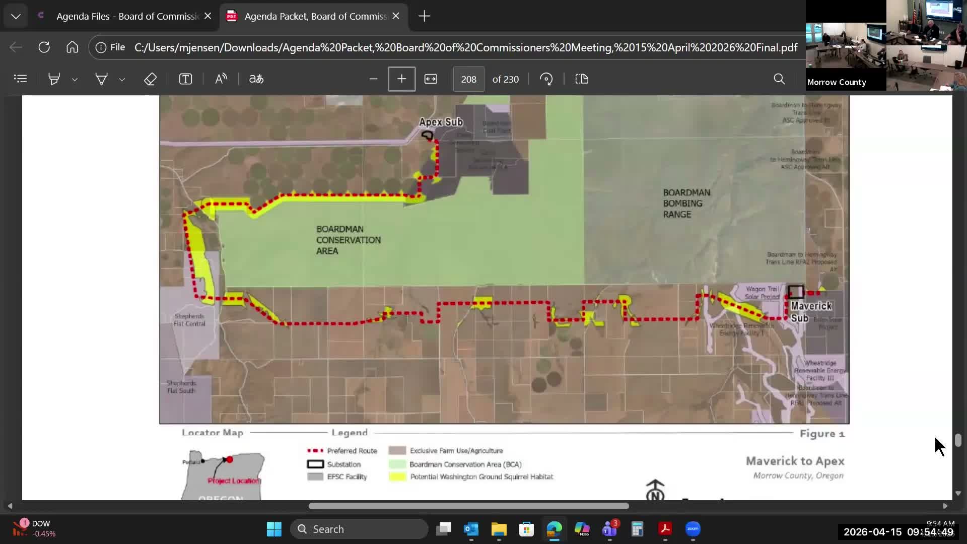 Morrow County declines state-appointed committee for Pacificorp 500 kV review, asks for technical help instead