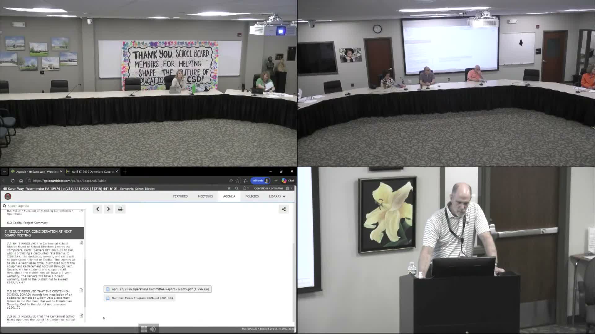 Committee hears recommendation to award district technology RFP to Dell