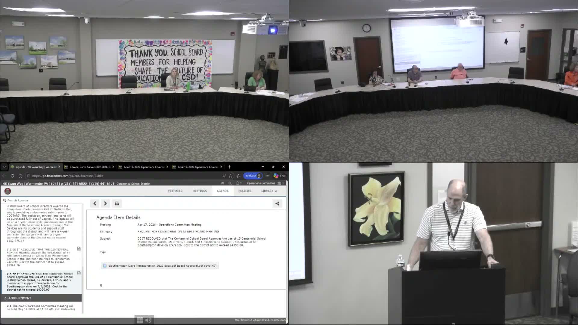 Centennial SD approves district buses and drivers to support Southampton Days
