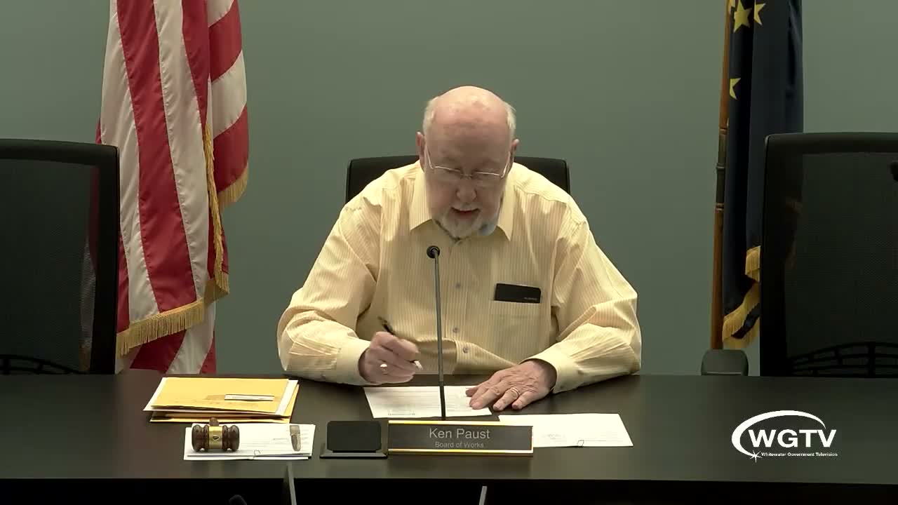 Police recommend renewal of two handicap parking signs; Board of Works approves