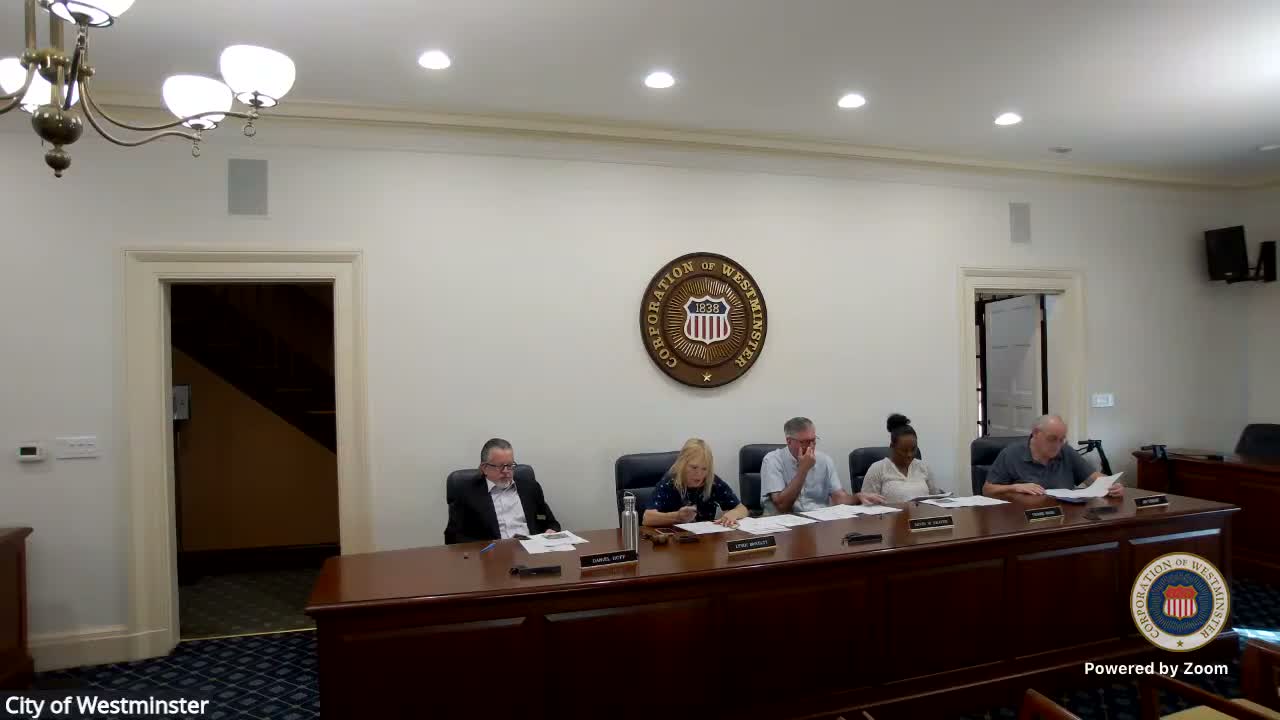 Chair Barrett submits resignation after appointment to Westminster Common Council