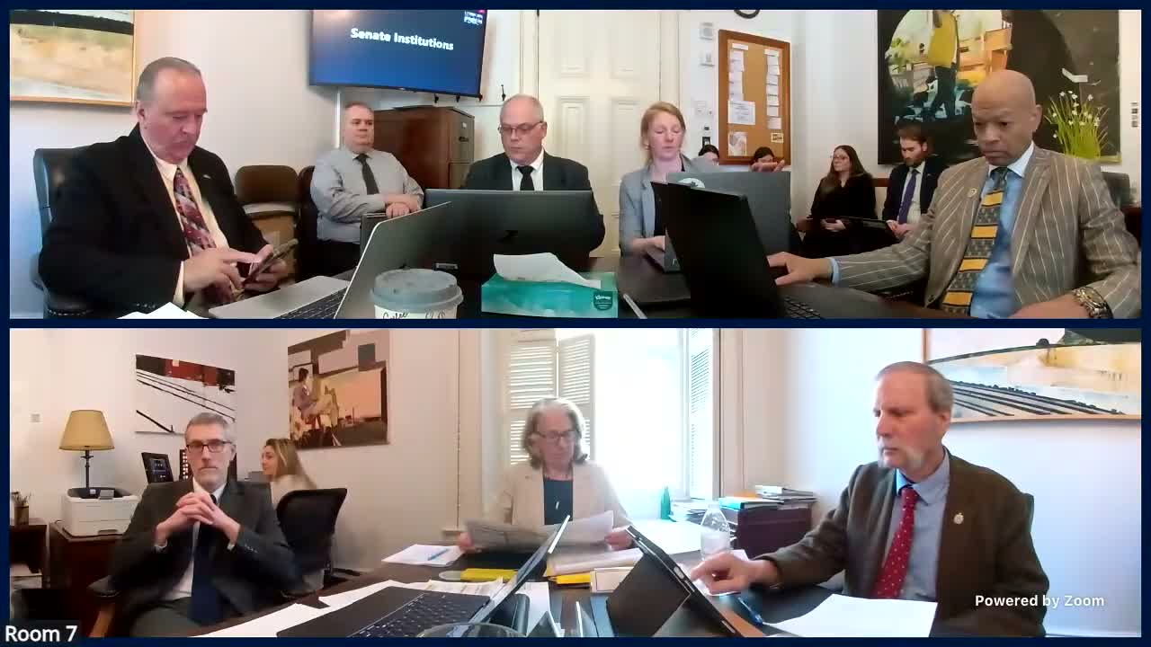 Senate Institutions committee marks up H.992, reallocates capital funds and adds stormwater language
