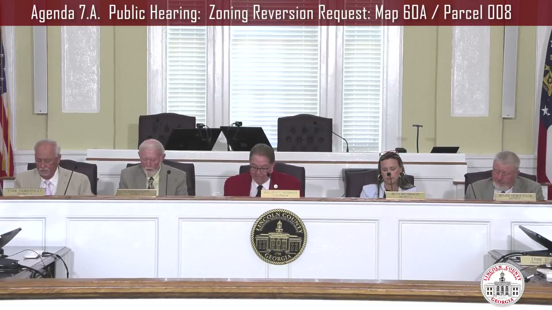 Lincoln County commissioners approve zoning reversions, contract awards and code updates