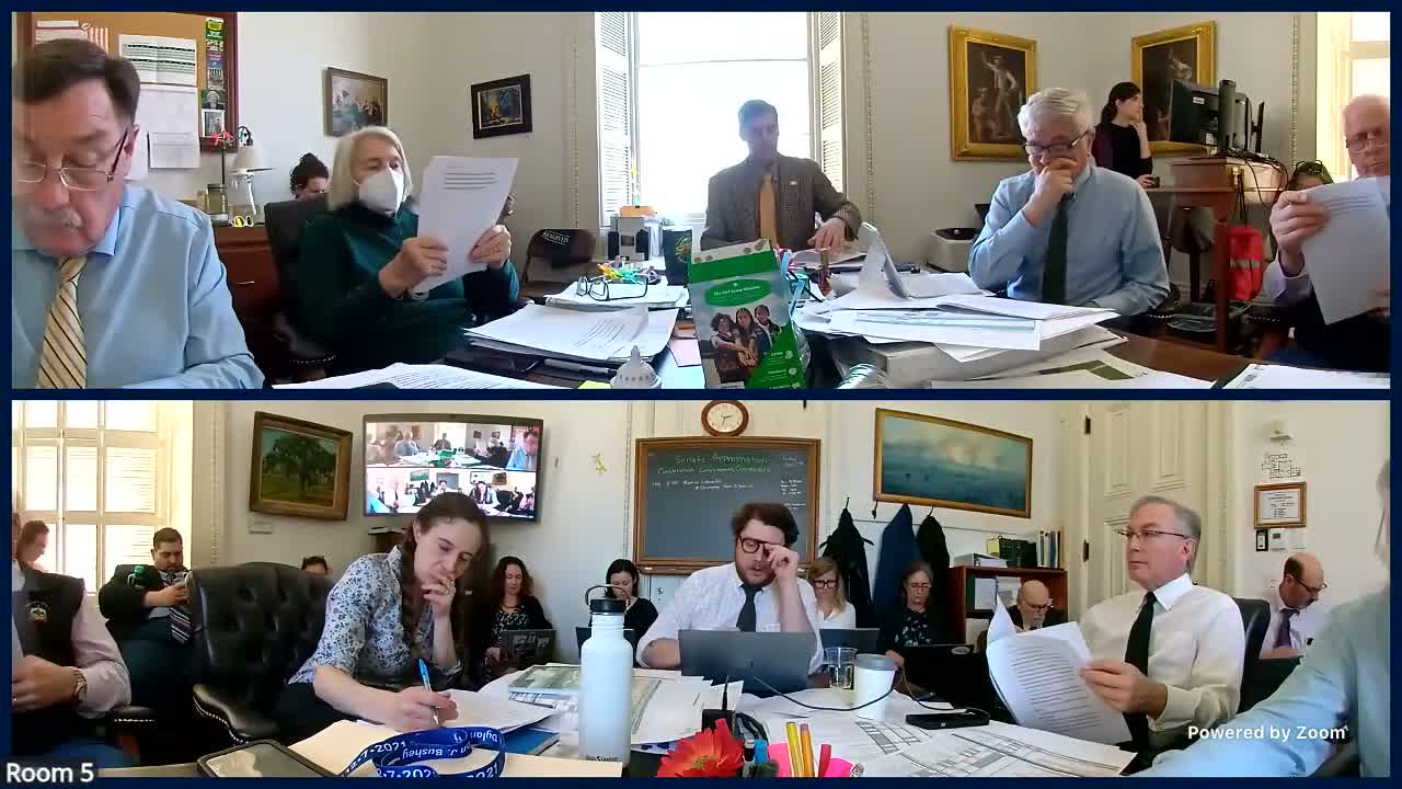 Committee directs needs assessment on SNAP/Medicaid changes and considers primary-care case management payments for FY27