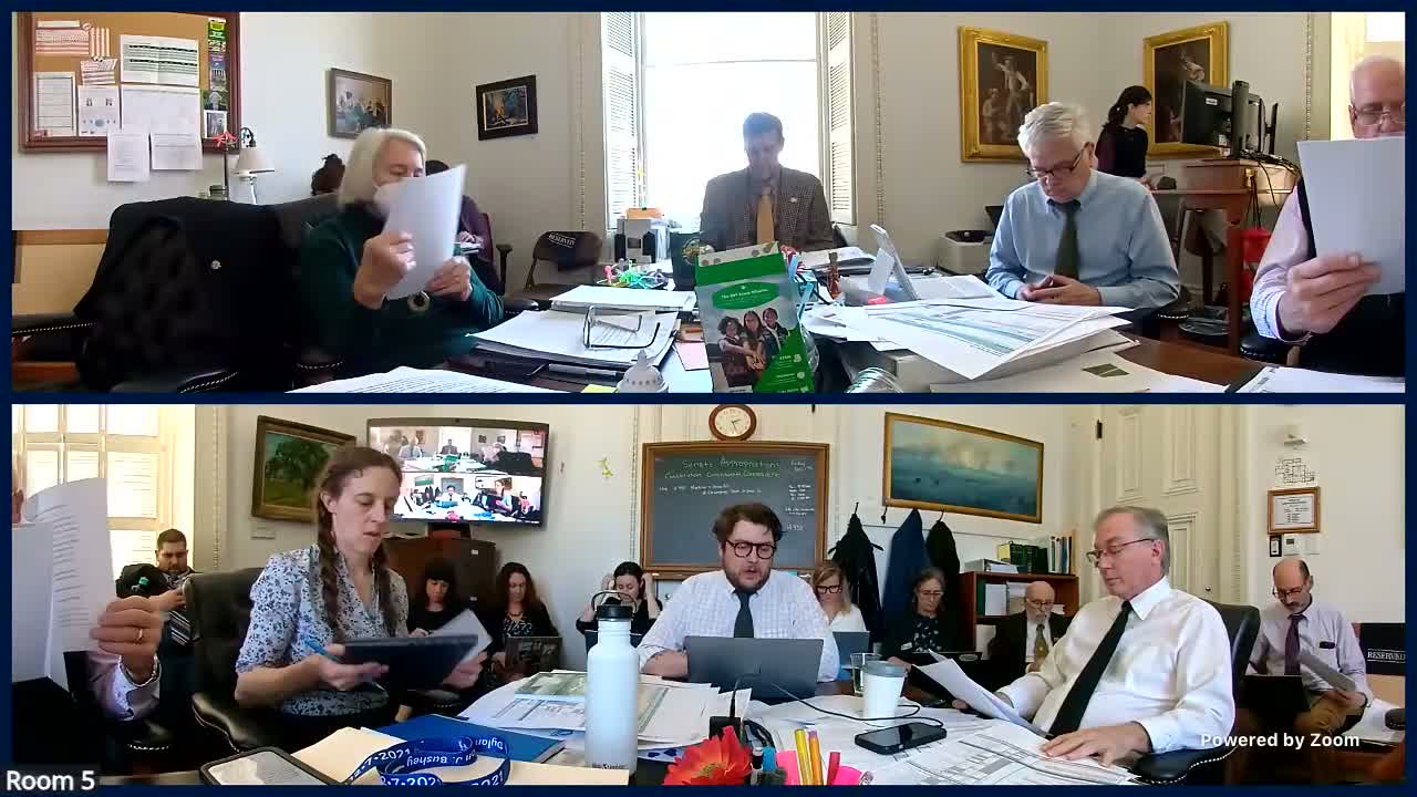 Committee staff outlines $25 million reserve and multiple fund transfers in appropriations update