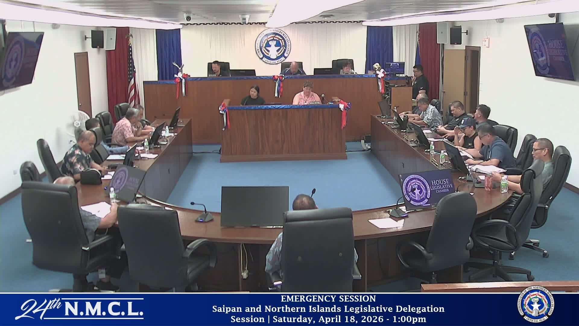 House delegation passes House Local Bill 24‑55 for emergency typhoon relief