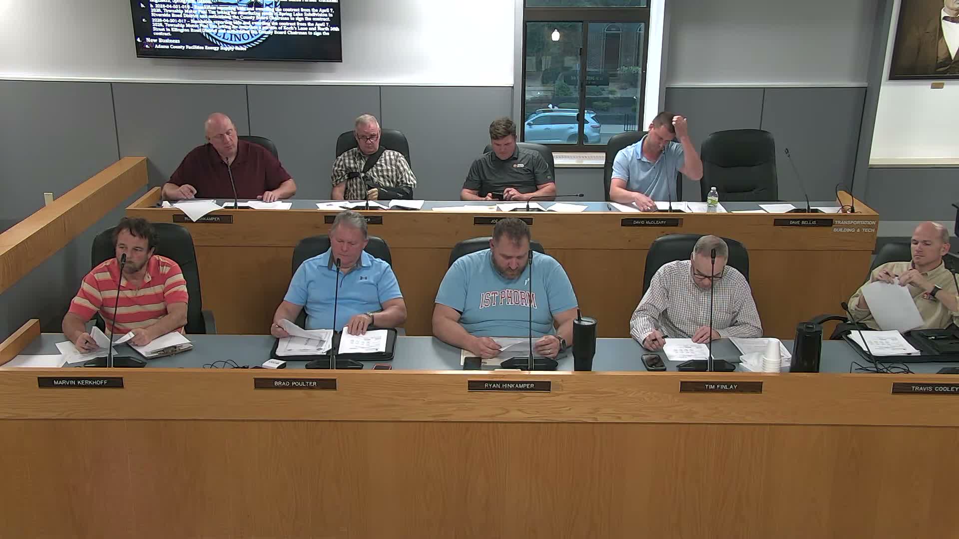 Adams County board hears $34,339.59 electric‑bill credit, approves 4 ...