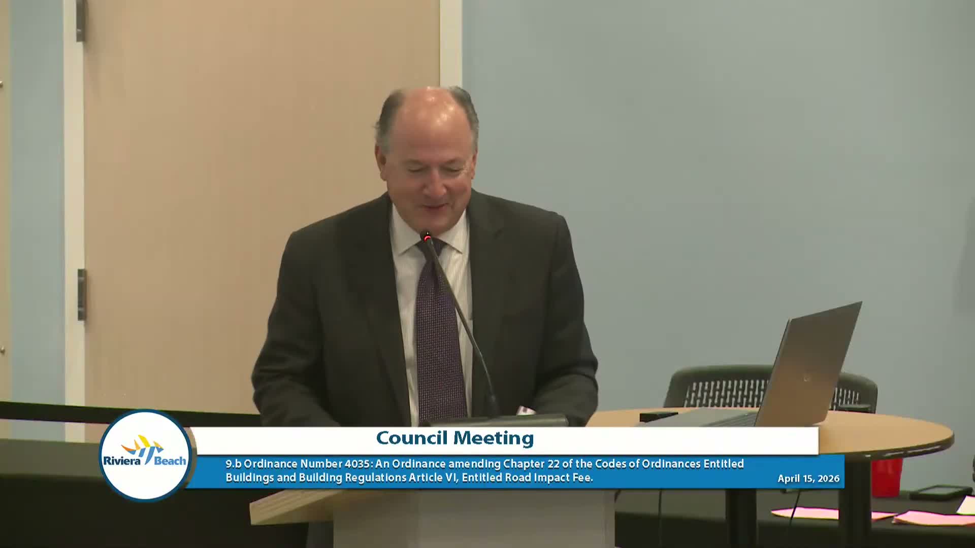Riviera Beach council debates sharp increases to impact fees, asks staff to model exemptions for single‑home and affordable housing