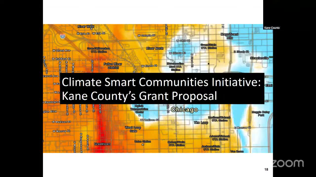 Kane County seeks Climate Smart Communities grant to map heat‑exposure in three townships