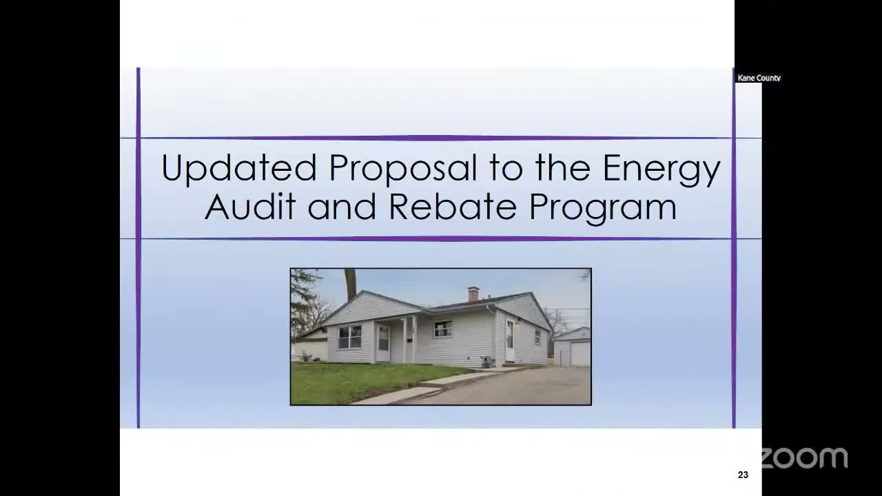 Kane County panel approves two‑year energy‑audit contract and boosts homeowner rebates