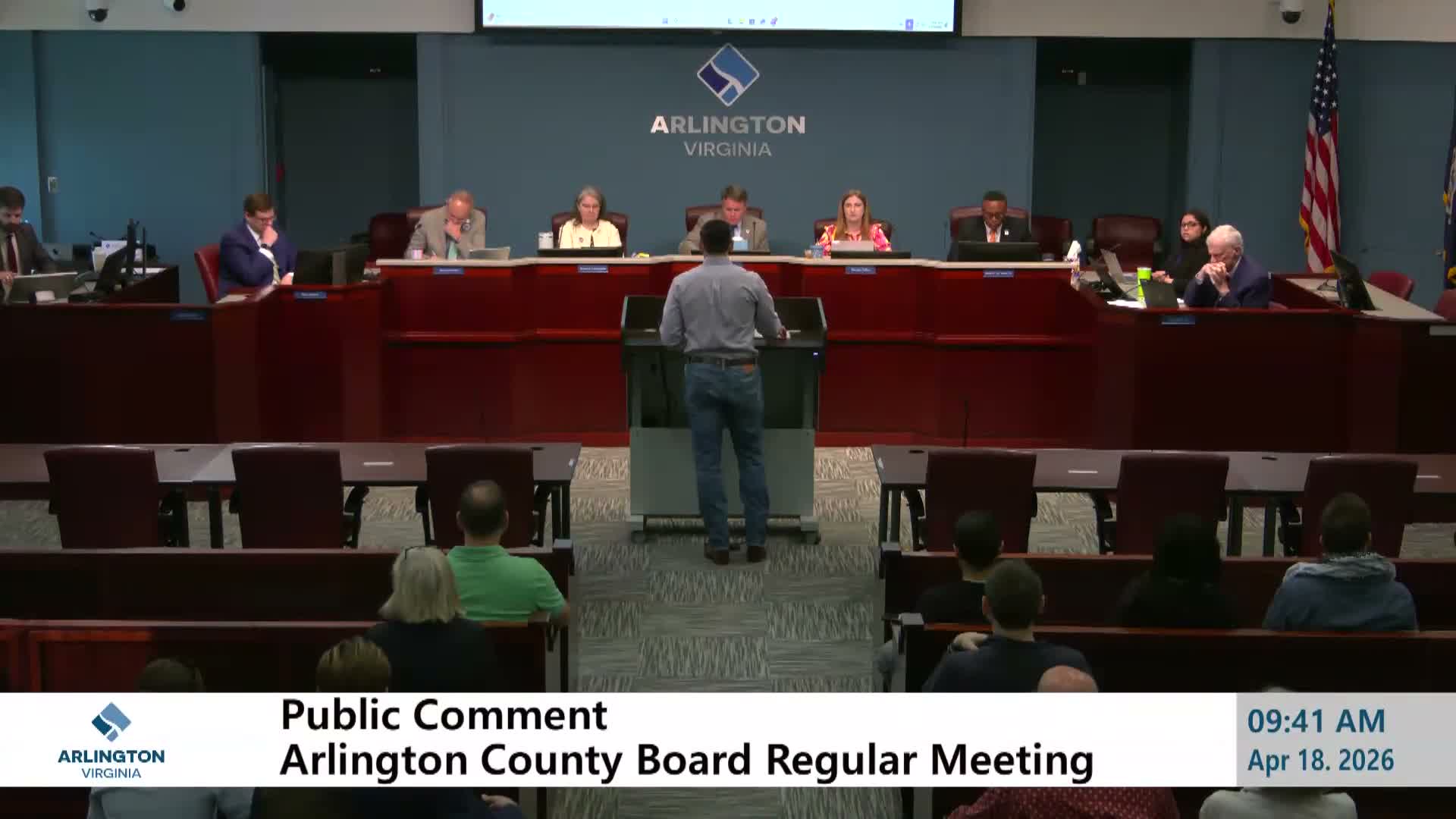 Public comments at Arlington board: utilities backbills, EHO appeals, Memorial Circle process and peace‑tech pitch