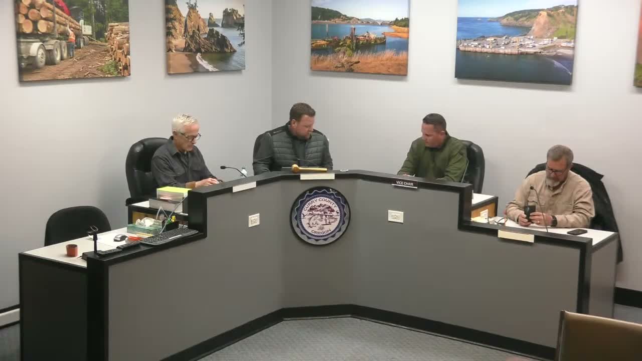 Chair approves agenda and moves meeting into executive session under ORS 192.660(2)(h)