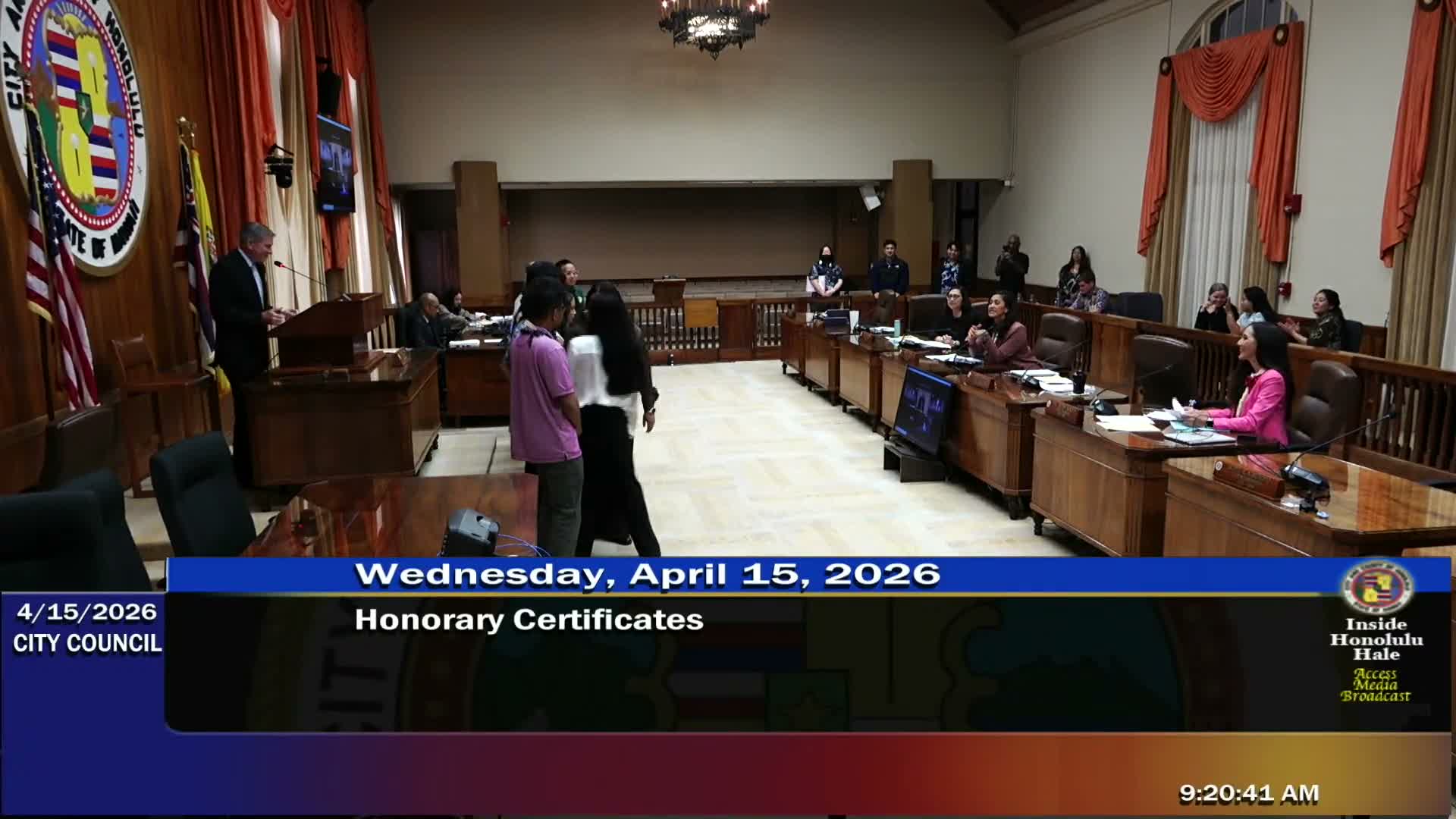 Honolulu City Council celebrates Poʻokela Fellows class of 2026