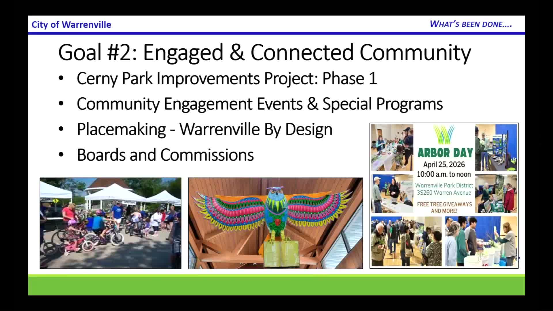 Mayor: Serenity Park to be turned over to Park District; police accreditation, traffic study and road projects planned