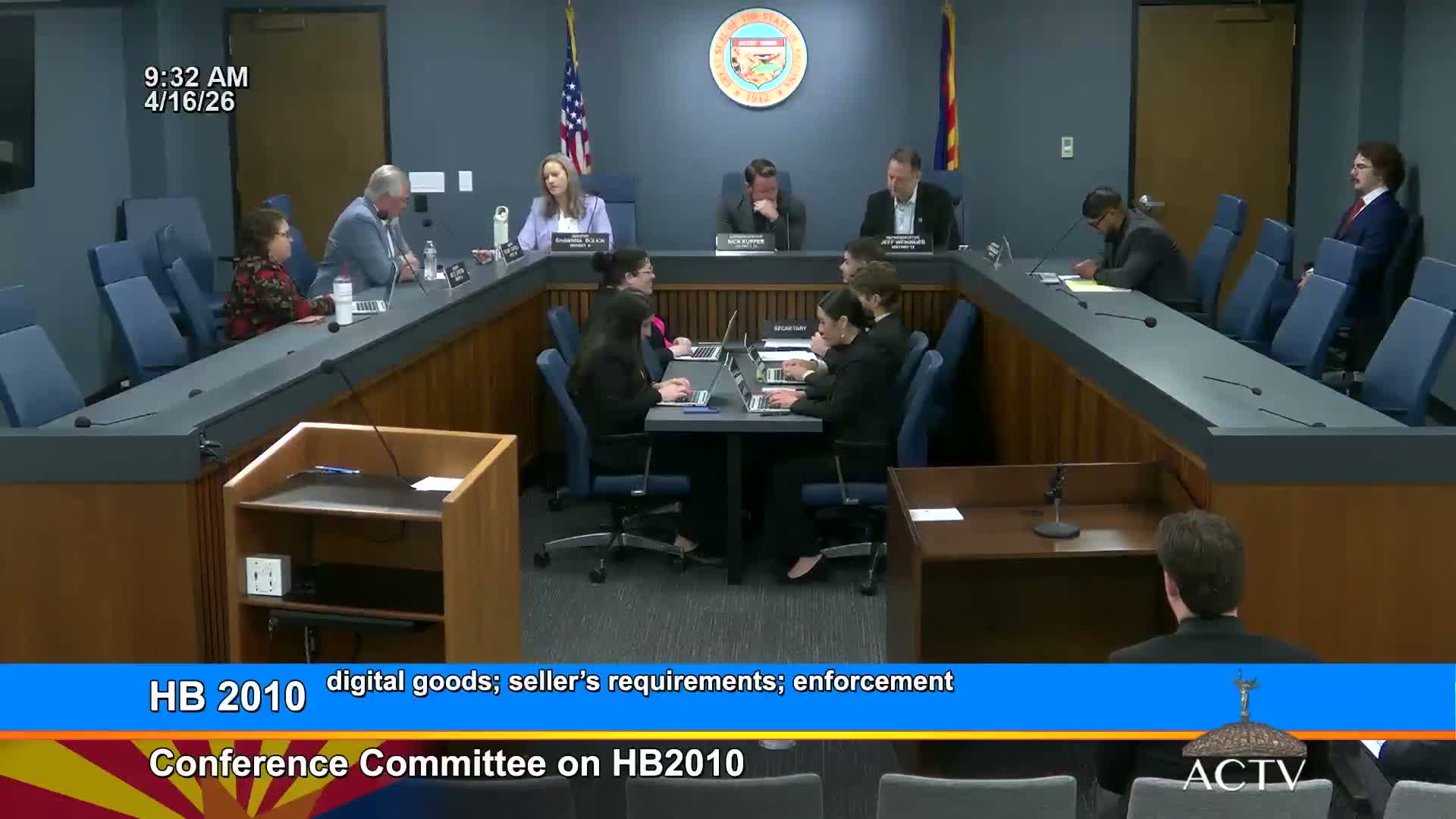 Conference committees adopt amendment to House Bill 2010