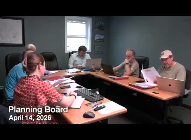 Planning Board reviews draft Article 4 table-of-uses, flags footnote and BESS issues ahead of April 30 hearing