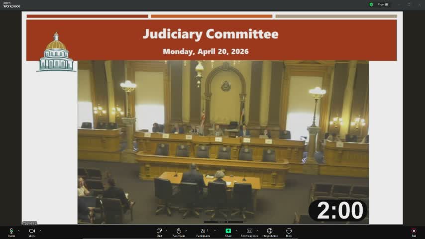 Senate Judiciary advances SB149 after adopting broad amendment package to narrow placements and lower costs