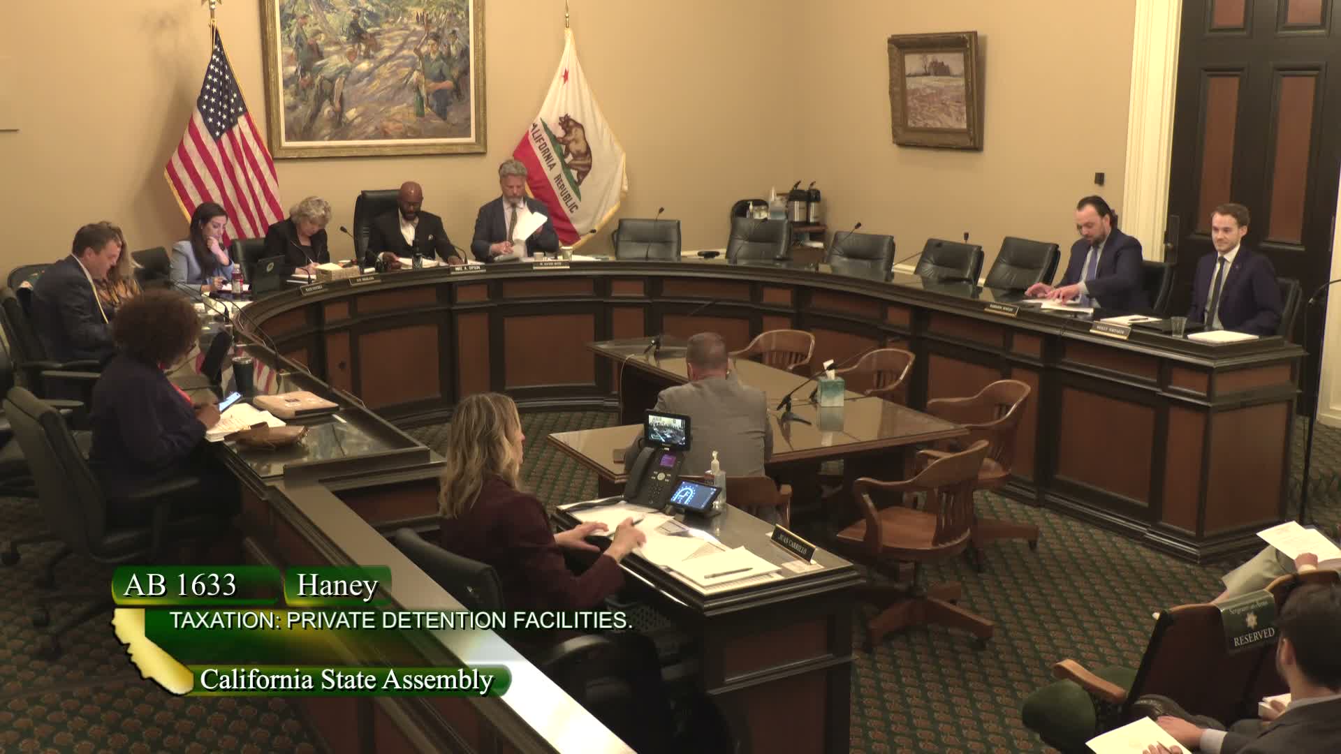 Assembly hearing advances package of bills aiming to limit state business with ICE and tax private detention operators