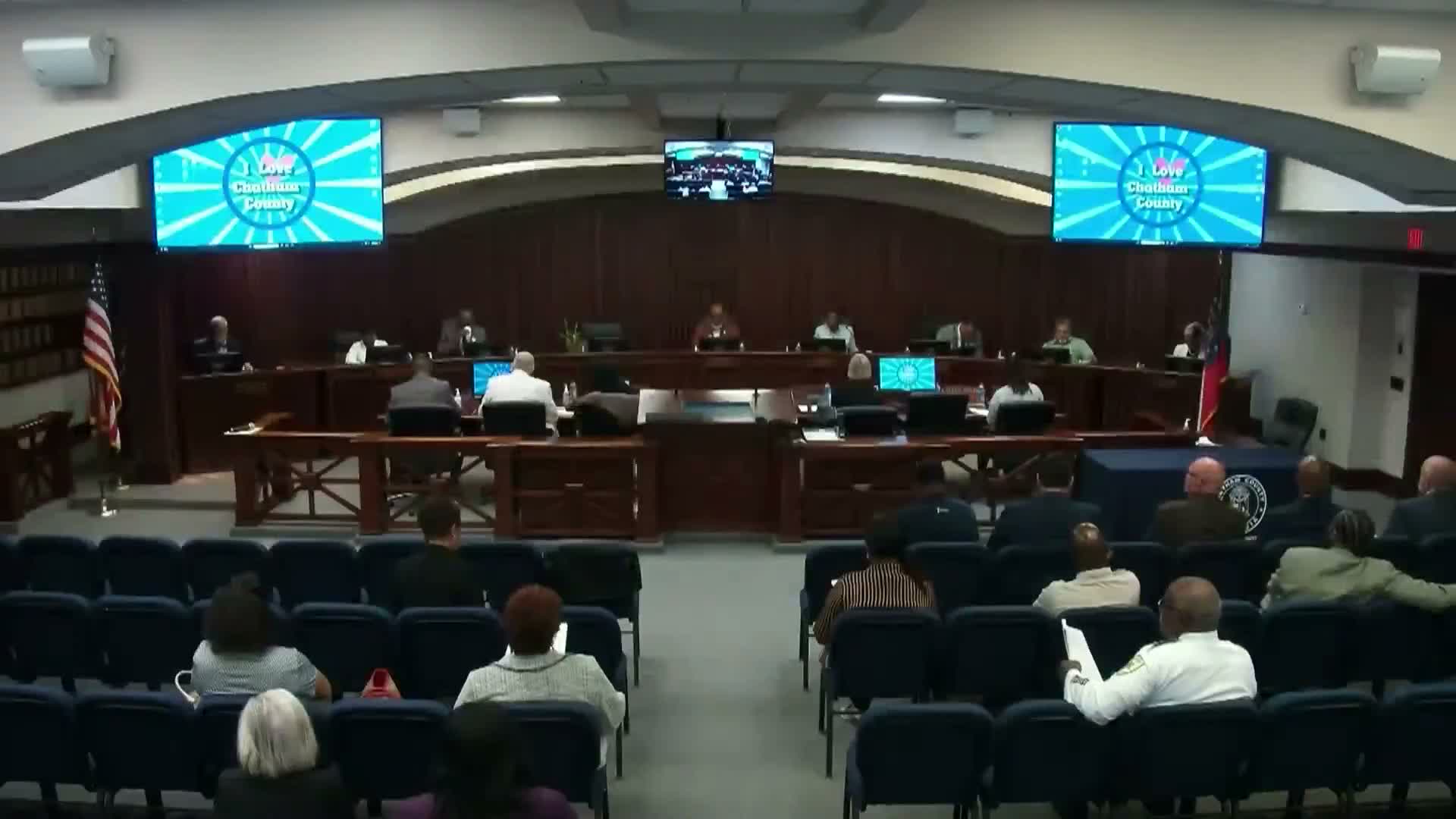 Chatham County says EOC project is on schedule and on budget; commissioners press for clearer MWBE tracking