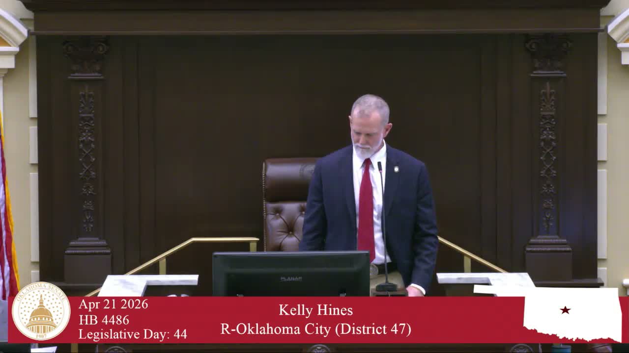 Oklahoma Senate approves several ARPA-interest appropriations and a Gold Star monument; multiple measures passed as emergency