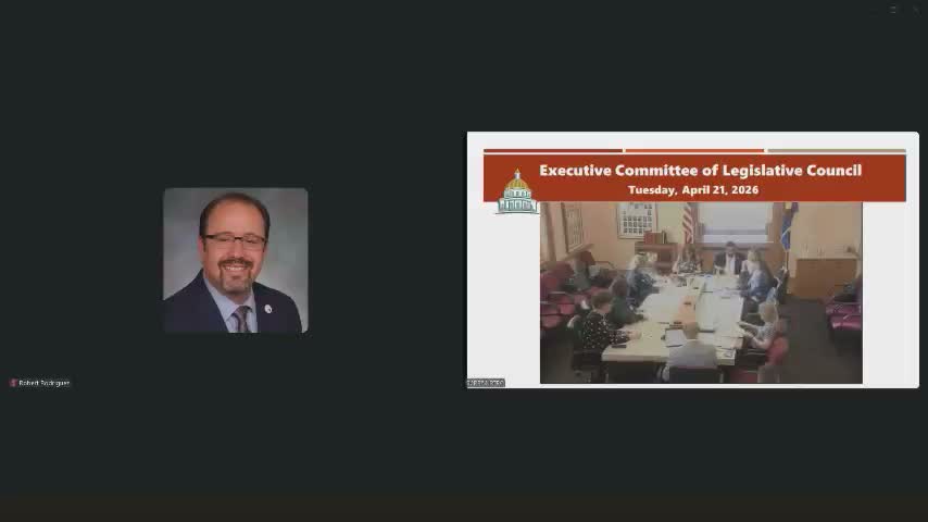 Legislative Council staff present budget packet showing 7.2% net decrease; wildfire committee cost noted