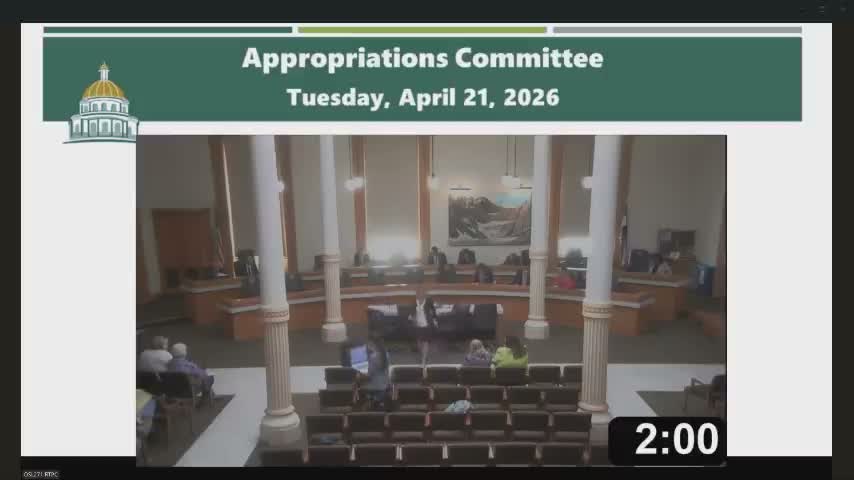 House Appropriations forwards HB 13 44 to Committee of the Whole after no amendments