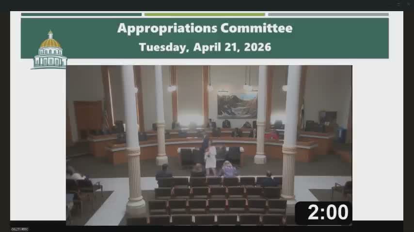 Appropriations panel forwards HB 11 32 to Committee of the Whole; no appropriations clause required