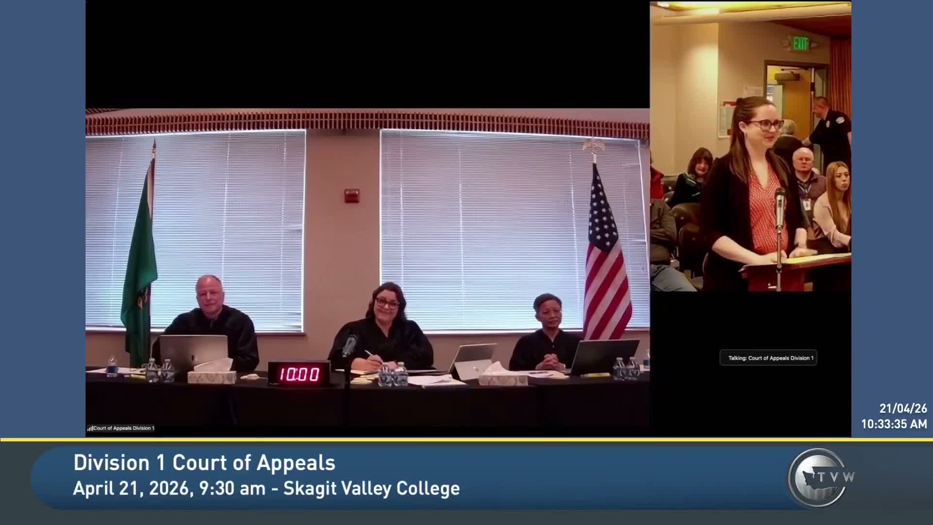 Appellate panel hears dispute over Granite Falls right-of-way and timeliness of Buchholz appeal