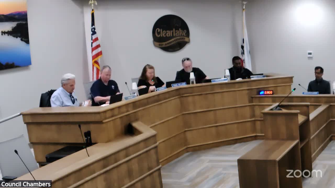 Clearlake planning commission names Smalley chair and Inglis vice chair for 2026