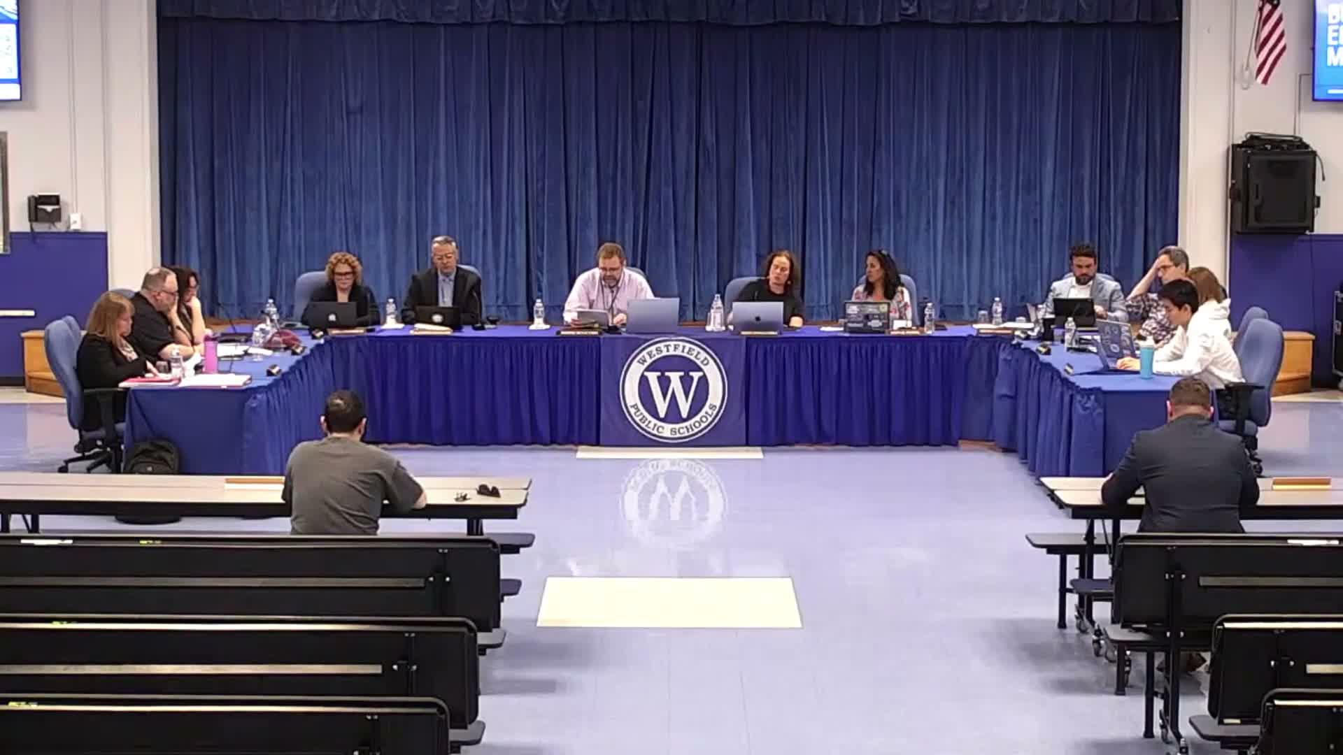 Votes at a glance: Westfield Board of Education actions, April 14, 2026